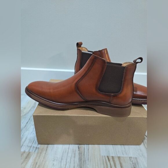 ArcBrothers men\'s Chelsea Ankle boots in a brown leather Size 9.5 New main image 8